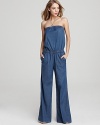 Joie Jumpsuit - Joan Strapless Denim