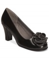 Topped with a most beautiful flower. The Over Role pumps by Aerosoles will make your day a pretty one.