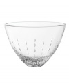 Style and quality go hand-in-hand in the Modern Love crystal bowl, featuring striking clarity and a delicate cut motif by Monique Lhuillier for Royal Doulton.