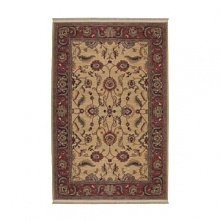 Infuse timeless elegance into your decor with this Karastan rug, boasting a finely-detailed classic floral pattern. The intricate border framing a luminous ground complements both traditional and casual interiors. Distinctive of all Ashara rugs is the intricate blend of woven shades to achieve the radiant arbrash effect of heirloom rugs.