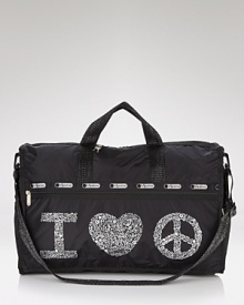 Whether you're tripping it somewhere exotic or running off to the gym, LeSportsac's weekend bag is a chic traveler.