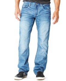 These Royal Premium jeans offer a flattering slim straight fit great for weekends or a casual workplace.