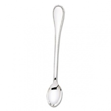 Just add baby's monogram to this elegant infant feeding spoon in sterling silver and you will have the perfect keepsake gift to be cherished for years to come. Engravable.