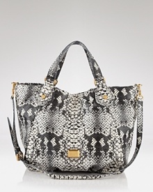 MARC BY MARC JACOBS' snake-effect tote is an exotic take on a classic shape. Work or weekend, carry it to strike an eye-catching balance between pretty and practical.