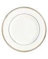 From designer kate spade comes this clean, classic and glistening dinnerware collection. Featuring lustrous gold, platinum and black rim accents on fine white bone china, Sonora Knot is a fresh take on traditional finery, perfect for any occasion.