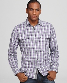 Michael Kors Cole Check Sport Shirt - Classic Fit