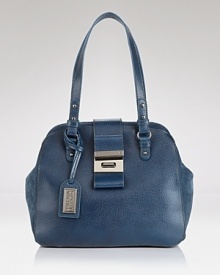 In an assortment of punchy primary colors, Badgley Mischka's shoulder bag is a luxe look at the bright side.