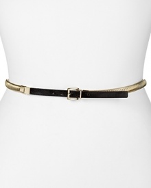 Define your waist with MICHAEL Michael Kors' chain link belt. This belt is at it's polished best over an oversized knit dress or skinny pant.