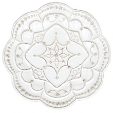 Pretty floral patterns pay homage to the beauty of some of the world's most famous gardens in a variety of floral patterns. This Jardins Du Monde charger/serving plate is a great addition to your table, set with wit and style.