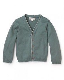 Pearls & Popcorn Infant Boys' Cardigan - Sizes 12-36 Months