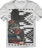 Infuse your casual wardrobe with some southwestern style wearing this t-shirt from Bar III.