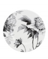 Subdued in shades of gray, the vivacious florals of Moonlit Garden dinnerware cover this sleek white accent plate with modern romance. In durable Lenox porcelain. Qualifies for Rebate