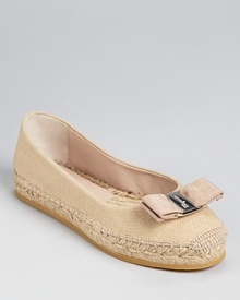 Salvatore Ferragamo does casual-cool--these chic espadrille flats offer style and high-class comfort in a perfectly summery package.