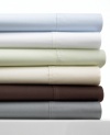 Sleep soundly in luxe comfort with these smooth, 420-thread count sheets in pure cotton softness. Comes in six tones to mix-and-match with any bedroom decor.