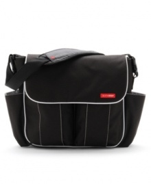 Travel in style with Skip Hop's dashing Dash diaper bag.