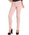 In a pink wash, these Else Jeans skinny jeans are a hot fall must-have!