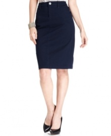 Office style is a cinch when you have this versatile pencil skirt from Style&co. in your closet.