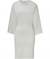 Bring luxe appeal to your daytime look with this effortlessly chic knit dress from Ralph Lauren - Round neck, three-quarter bell sleeves, figure-hugging fit - Pair with platform pumps and a statement satchel