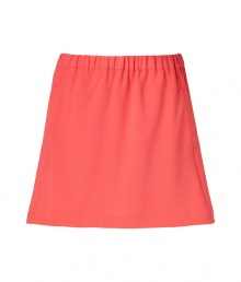 This sporty-chic skirt from Paul & Joe Sister will elevate your casual style - Elasticized waistband, A-line silhouette, mini length, on-seam welt pockets- Style with a tee, moccasins, and a fringed shoulder bag