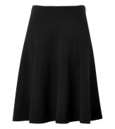 Channel the of-the-moment midi-skirt trend in this luxe-yet-romantic swing skirt from Ralph Lauren Collection - Fitted waist, flared skirt, concealed side zip closure - Wear with a fitted blouse, a cropped blazer, and peep-toe pumps