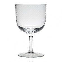 Made entirely from hand, each piece of William Yeoward Crystal draws its inspiration from antique crystal pieces originally made in England during the 18th and early 19th centuries. . Featuring a mesmerizing spiral design, this goblet is an entertaining essential.