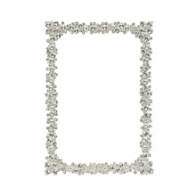 House your precious memories in a stunning frame of Swarovski® crystals finished with silver-tone metal for a sparkling display worthy of your photos.