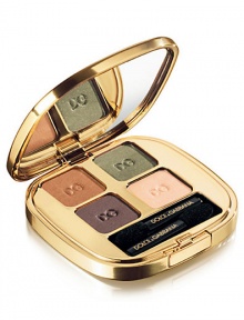 EXCLUSIVELY AT SAKS. Designed for the woman that loves to enhance her eyes, the colours of the eyeshadow collection are presented in beautiful combinations and set in a selection of Quads and Duos. True to Dolce & Gabbana form, shades range from subtle to vivid and take pride in subversive contrast. 