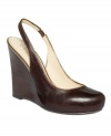 GUESS adds a twist to your elevated pumps with a wedge heel. The Russo wedges are a fantastic fit for warm weather.