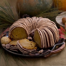 The rich denseness of this Georgia pound cake is enhanced with holiday spices and fresh pumpkin then topped with an abundant cream cheese icing that makes this a festive centerpiece for any occasion.