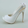 Charles Albert Bowtie Peep Toe High Heel