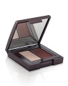 The Eye Color Duet immediately releases intense luminous color with superior blending in two complementary shades. The creamy powder texture provides distinctive full color and unique blendability. To create a classic Laura Mercier eye, use a lighter tone on the lid and under the brow bone. Add depth by accentuating the crease with a dark or medium shade and then smudge deepest color at the lash line for added definition.