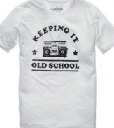 Keep it old school with this graphic tee from Horizon.