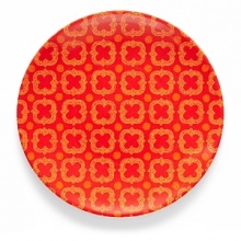 Seconds on salad? Yes please! Q Squared's geometric pattern plates add allure to every first course.