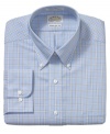 Check, please. This patterned shirt from Eagle gives your classic dress style a current update.