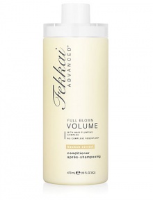 This sheer conditioner detangles, builds up and plumps out fine, flat strands and works to protect the hair without the weight. 