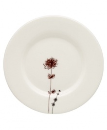 A flourish of thistles and starkly elegant vines add natural charm to this versatile plate. The perfect collection for everyday to formal dining, Flourish dinnerware goes easily from oven to table to dishwasher. Qualifies for Rebate