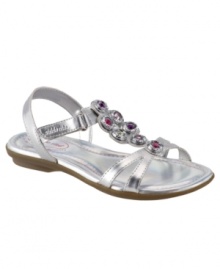 One small step in these glistening Moonlight sandals equals one giant style leap for a budding fashionista, courtesy of Stride Rite.