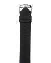 Luxe leather watch strap in modern metallic finish, fits size 1, 6 & 21 Philip Stein watch heads.