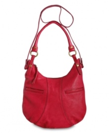 Tap into your playful side with this Lucky Brand convertible hobo in a bright hue. The easy-going silhouette and convenient crossbody strap makes this colorful design an everyday must-have.