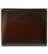 This weathered wallet from Perry Ellis is a heritage classic.