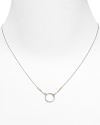 What goes around, comes around: This chic 3-ring necklace features recycled sterling silver bands. Designed by Dogeared.