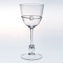 Juliska glassware is mouth-blown by artisans in the hills of Prague. The unique composition of Juliska glass allows it to be blown especially thin, making the glass an unexpected pleasure to drink from and to handle. Being handmade, no 2 pieces of Juliska are identical. Each will have its own individual character - small bubbles, slight color and size variations. Dishwasher-safe on warm gentle cycle with mild detergent. Larger or highly decorated pieces - wash by hand.