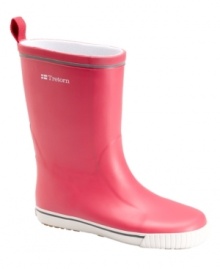 Beat the gloom of rain with the brighter-as-can-be color of the waterproof Skerry rain boots by Tretorn.