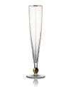 Handcrafted in premium Rogaska crystal, Elmsford Celebration flutes embody the luxe sophistication of Trump Home. Delicate cuts and touches of gold add elegant flair to formal entertaining.