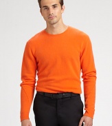 Luxuriously jersey-knit from soft cashmere yarns, a handsome sweater epitomizes modern polish in a trim, streamlined silhouette.CrewneckCashmereDry cleanImported