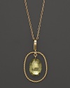 Rosecut lemon citrine adds rich sparkle to 14K yellow gold. By Nancy B.