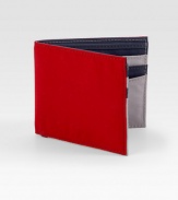 Versatile nylon design opens to reveal an array of colors and several card slots. Bill compartment 6 card slots Nylon 3¼ X 4 Imported 