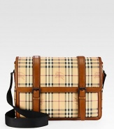 The iconic-checked pattern and faux leather trim add a vintage air to this classic silhouette. Flap with magnetic closureAdjustable shoulder strapInterior zip pocket63% PVC/18% polyester/15% cotton/4% acrylic Fully lined 15¾W x 11H x 3½D Made in Italy