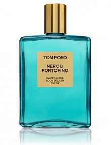 Vibrant and sparkling. The Tom Ford Neroli Portofino Eau Fraiche Body Splash is a refreshing, lighter formulation of the Neroli Portofino fragrance.  Lavish all over the body, awaken the senses and softly infuse the skin with uplifting citrus and floral notes, warmed by sensuous amber. 8 oz.