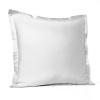 Effortless elegance. A resplendent border in a crisp white distinguishes this luxurious Donna Karan sham.